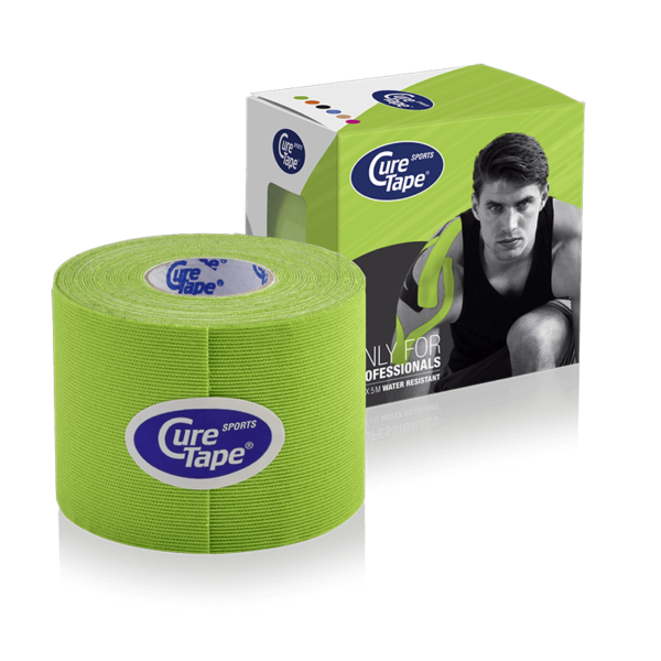 CureTape Sports Kinesiology Tape Lime 5cm