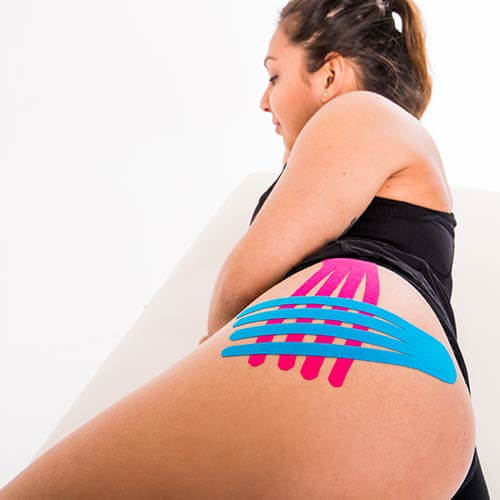 KT Tape Tutorial - Outer Knee, athlete, knee, hip, human body