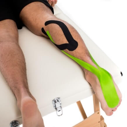 How to tape a Calf Strain