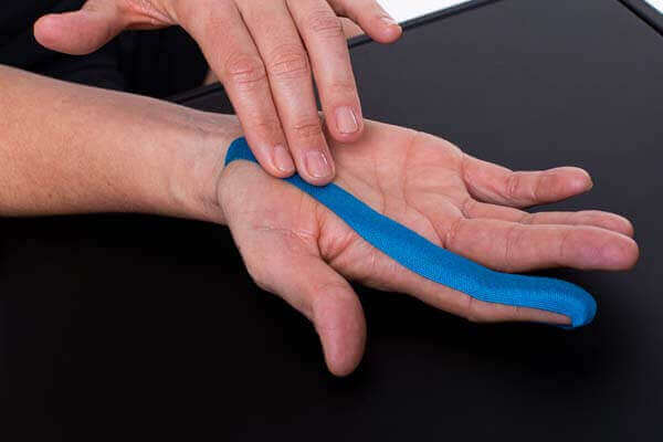 how to tape a sprained finger 3 - THYSOL Australia