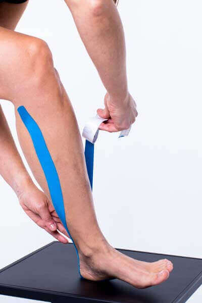 how to tape painful calves 5 - THYSOL Australia