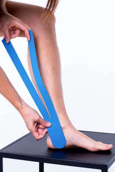 how to tape painful calves - THYSOL Australia