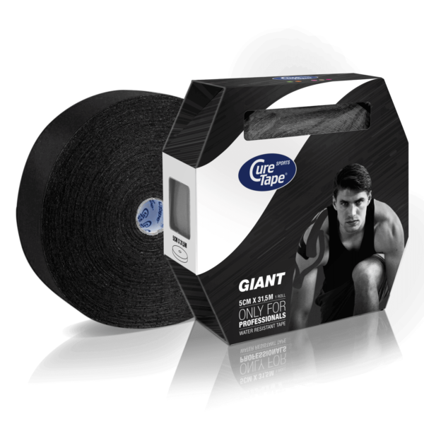 curetape-sports-giant-kinesiology-tape-bulk-roll-black-5cm-x-31.5m-1-single-roll-with-box-packaging-lr-image