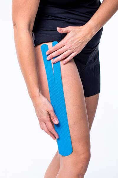 how to tape a painful thigh - THYSOL Australia