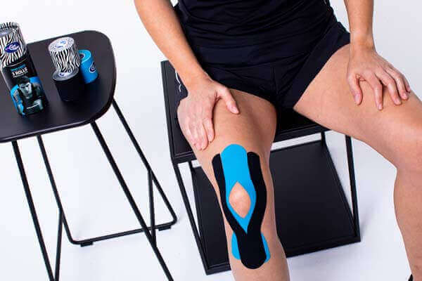 How to tape pain below kneecap 8-Australia
