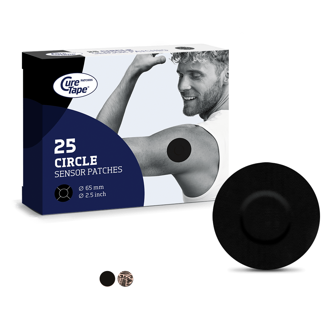CureTape® Diabetes CGM Sensor Patches Circle