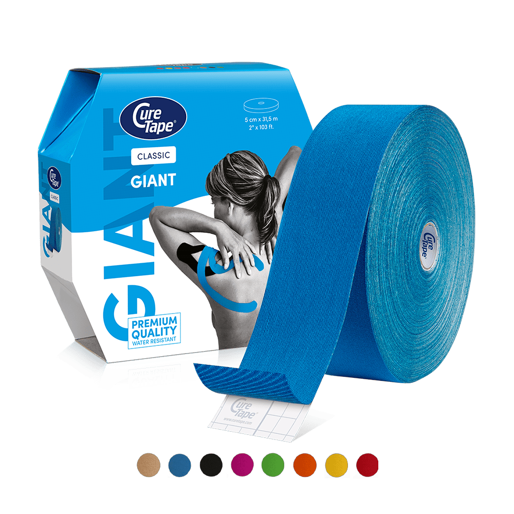 CureTape® Giant 31.5m Kinesiology Tape Clinic Roll