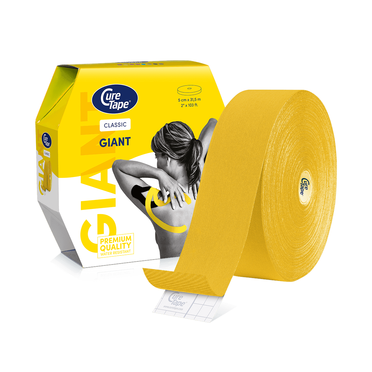 CureTape® Giant 31.5m Kinesiology Tape Clinic Roll - Image 4