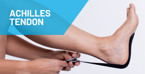 how to tape achilles tendon